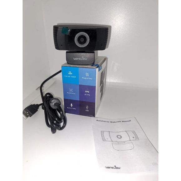 NIB- Wansview 106 - 1080P Webcam with Microphone - Picture 9 of 12